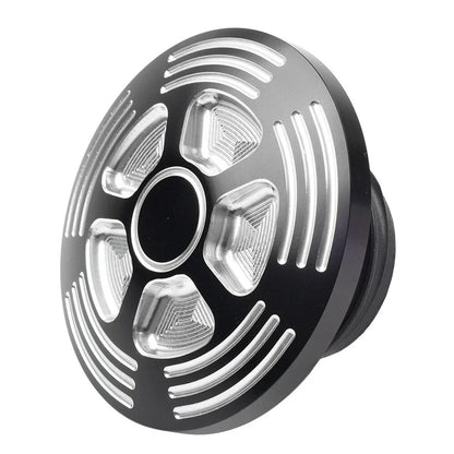 CNC Fuel Gas Tank Cap for Harley Sportster XL883 XL1200 48 Dyna Touring (2004-2023)
