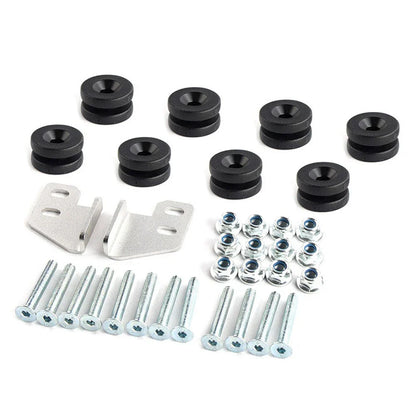 Flat Tube Motorcycle Side Luggage Case Baseplate Screw Spacers for Universal
