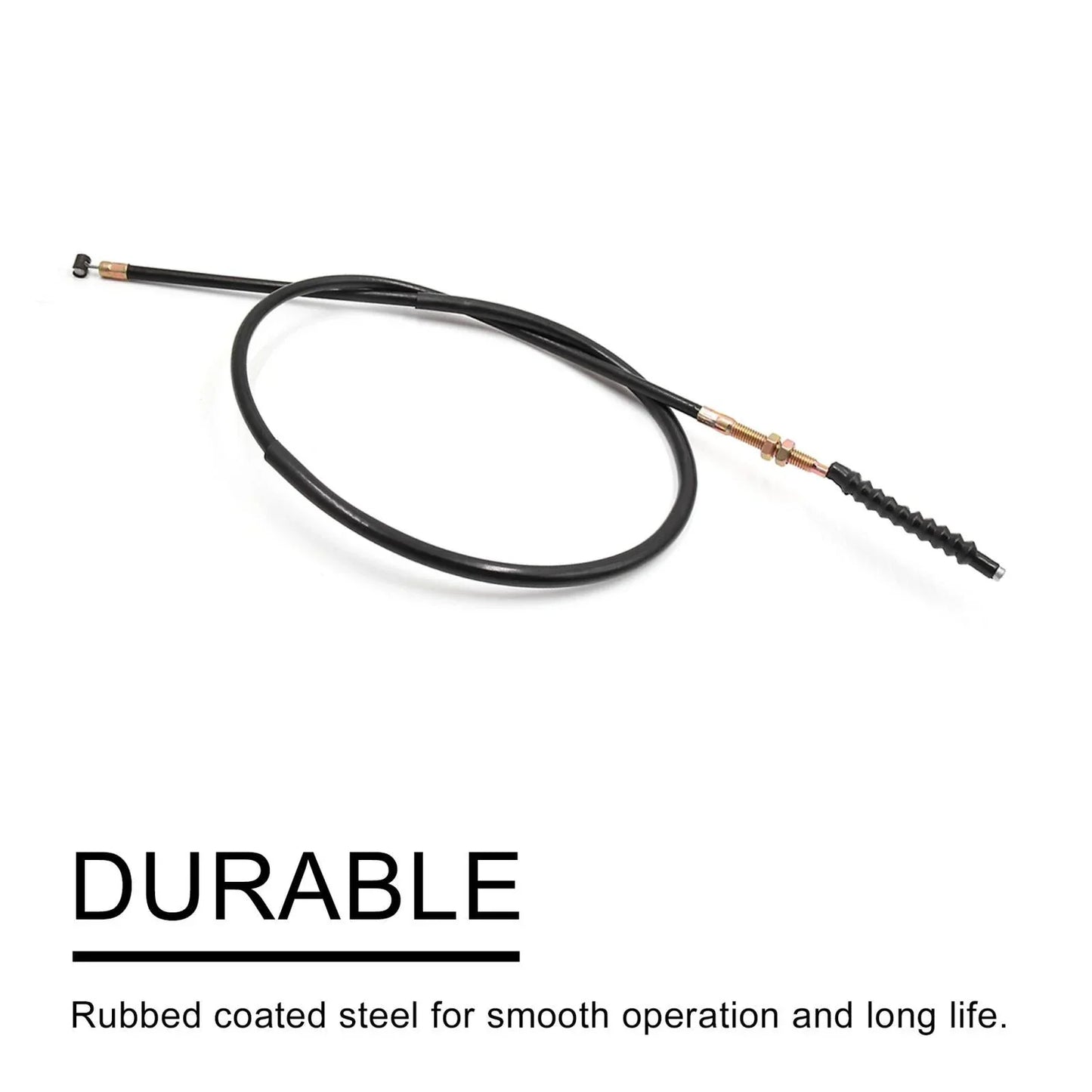 42.5" Black Rubber Clutch Cable for Honda CG125 (2000-2023)