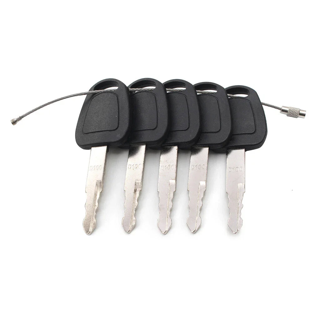 5PCS Keys for Daewoo Doosan Excavator Models Heavy Equipment