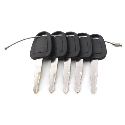 5PCS Keys for Daewoo Doosan Excavator Models Heavy Equipment