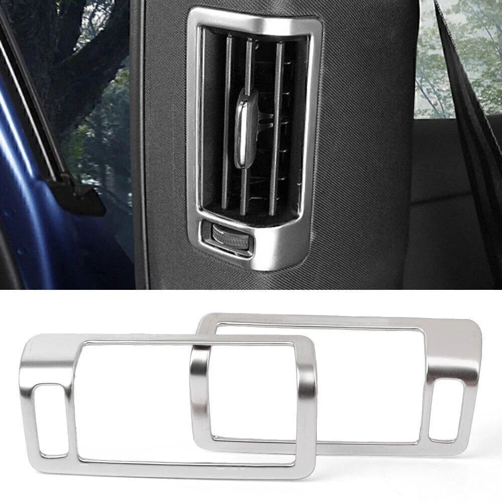 Rear B Pillars Air Vent Outlet Trim Covers for Volvo XC60 (2018) XC90 (2015-2018)