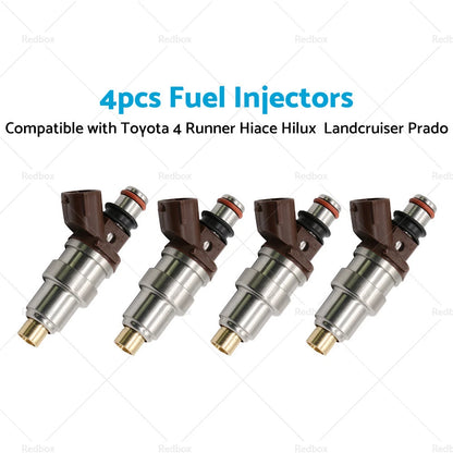4 x Fuel Injectors for Toyota Hilux RZN 3RZFE 2.7L (1997-2005)