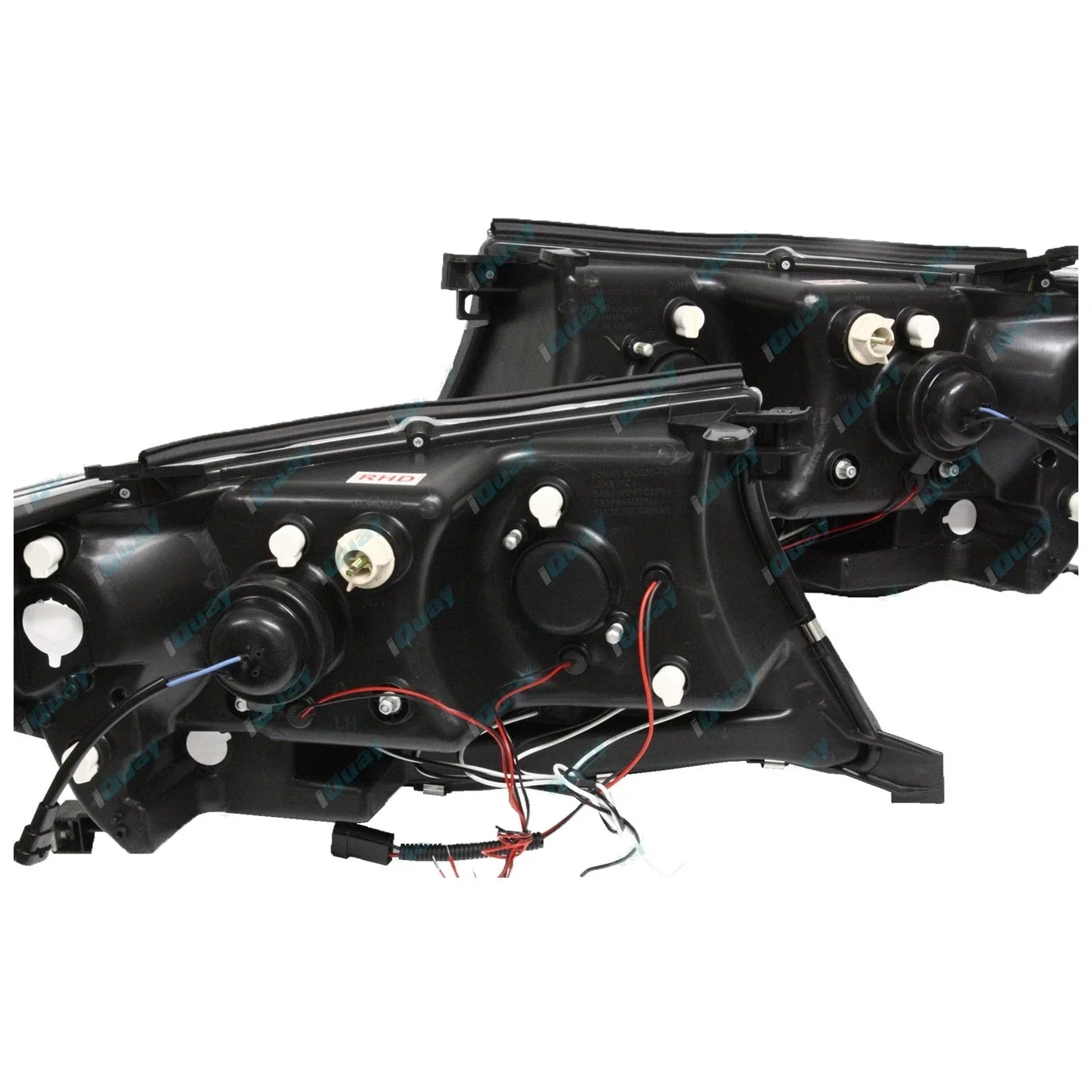 Angel-eye Projector LED Chrome Headlights for Landcruiser 200 Series (2007-2015)