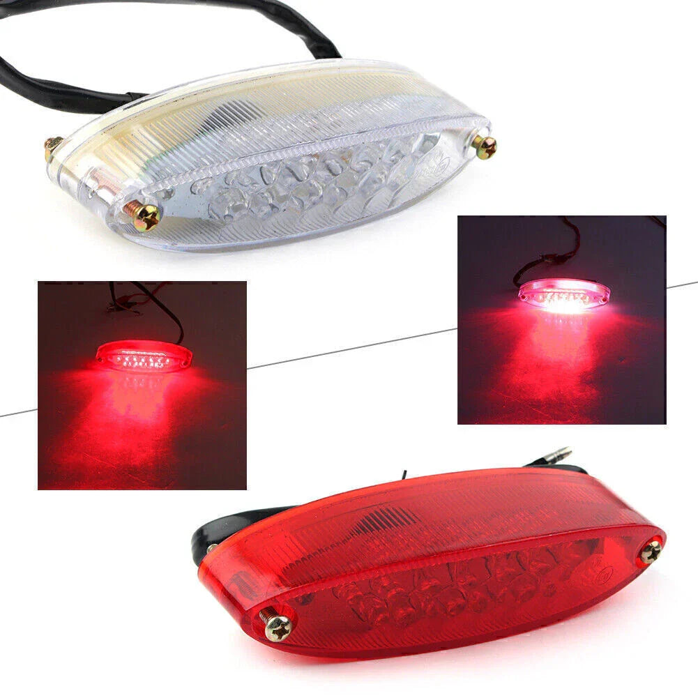 Universal ATV Running Stop Brake License Plate Tail Lights