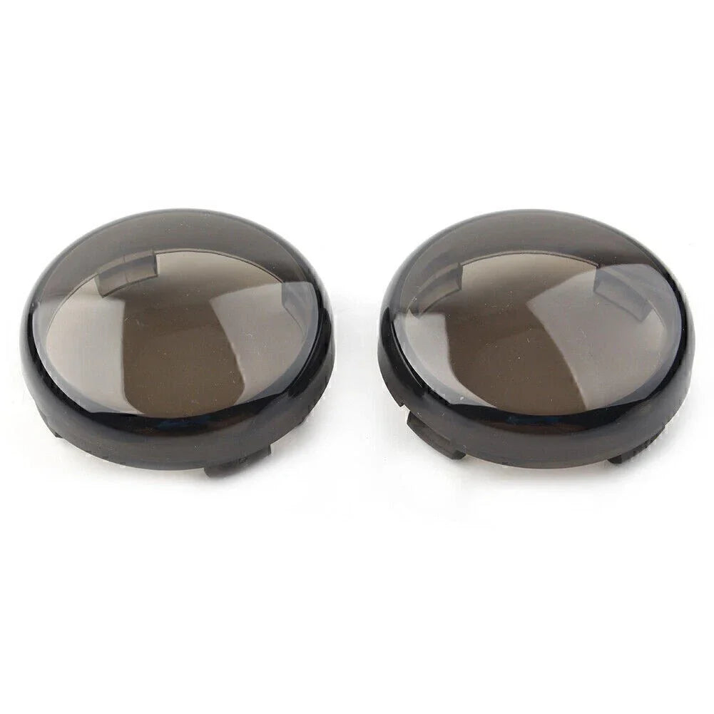 Smoke Turn Signal Lens Covers for Harley Touring Softail Dyna