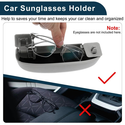 Sunglasses Case for Mercedes-Benz C Class Eyeglasses Holder Storage Box Grey