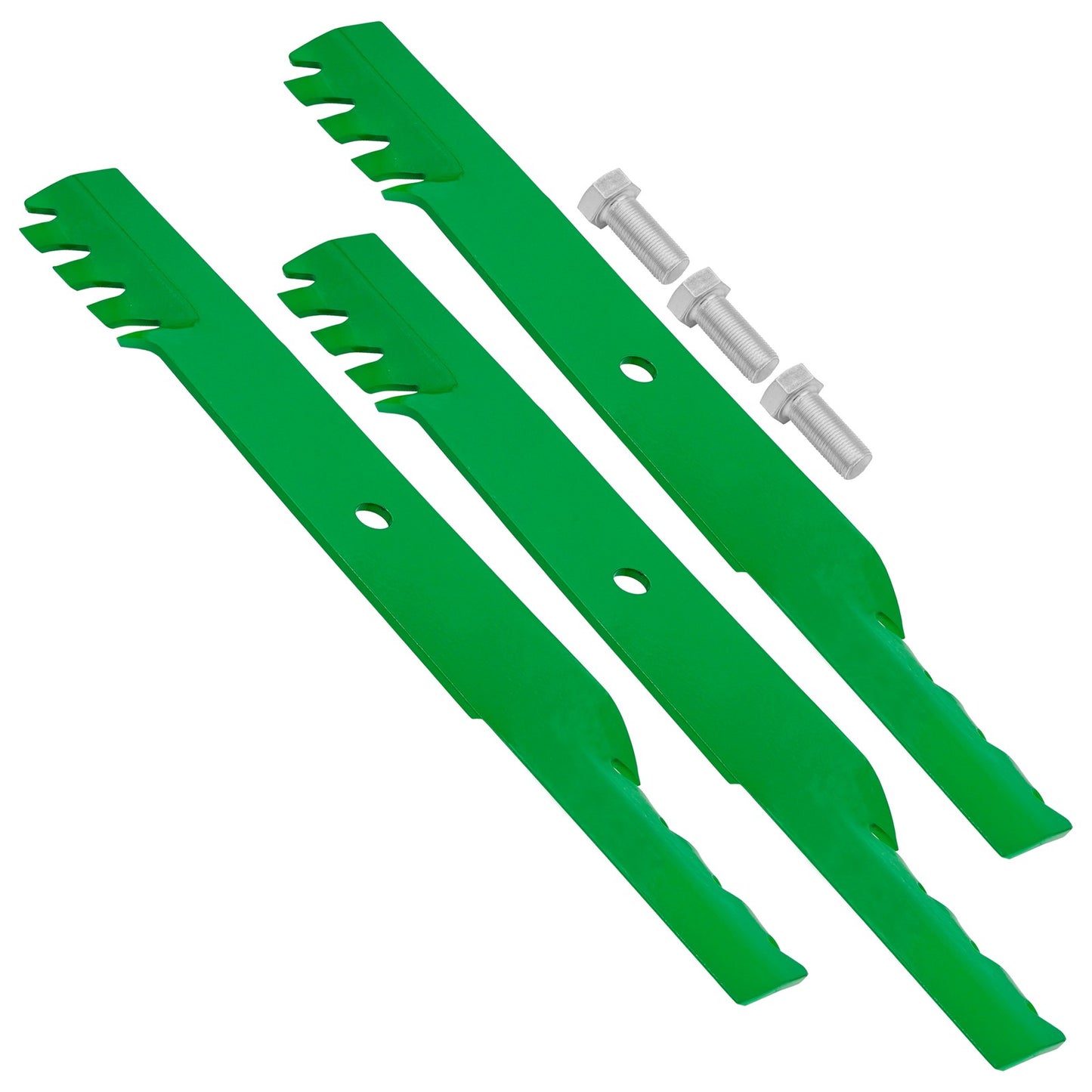 Deck Gator Blades with Bolts Replacement for Bad Boy Maverick HD (2019–2025)