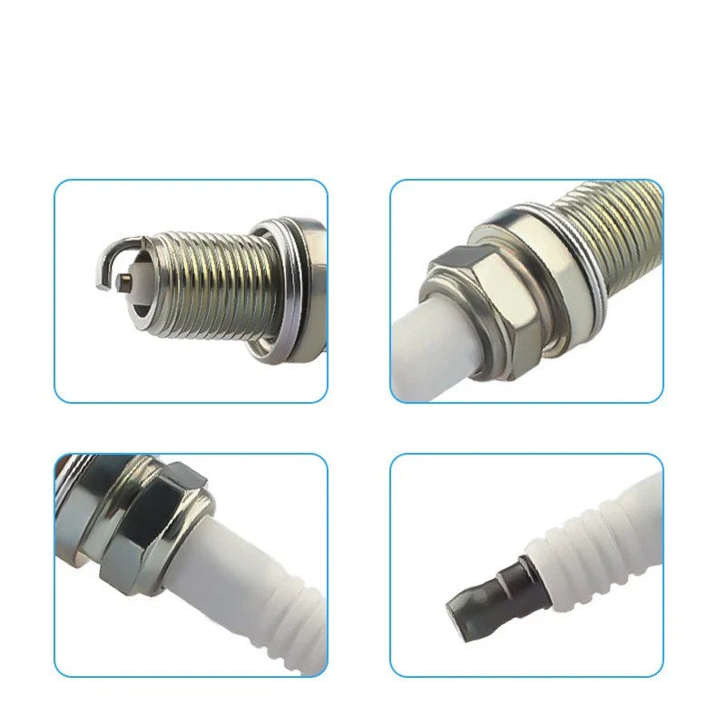 Spark Plugs & Ignition Lead Set for Kia Rio JB 1.4L Hatchback (2006-2011)