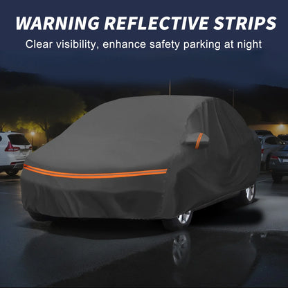 Waterproof PEVA Cotton Car Cover for Hyundai i10 (2013-2020) with Zipper