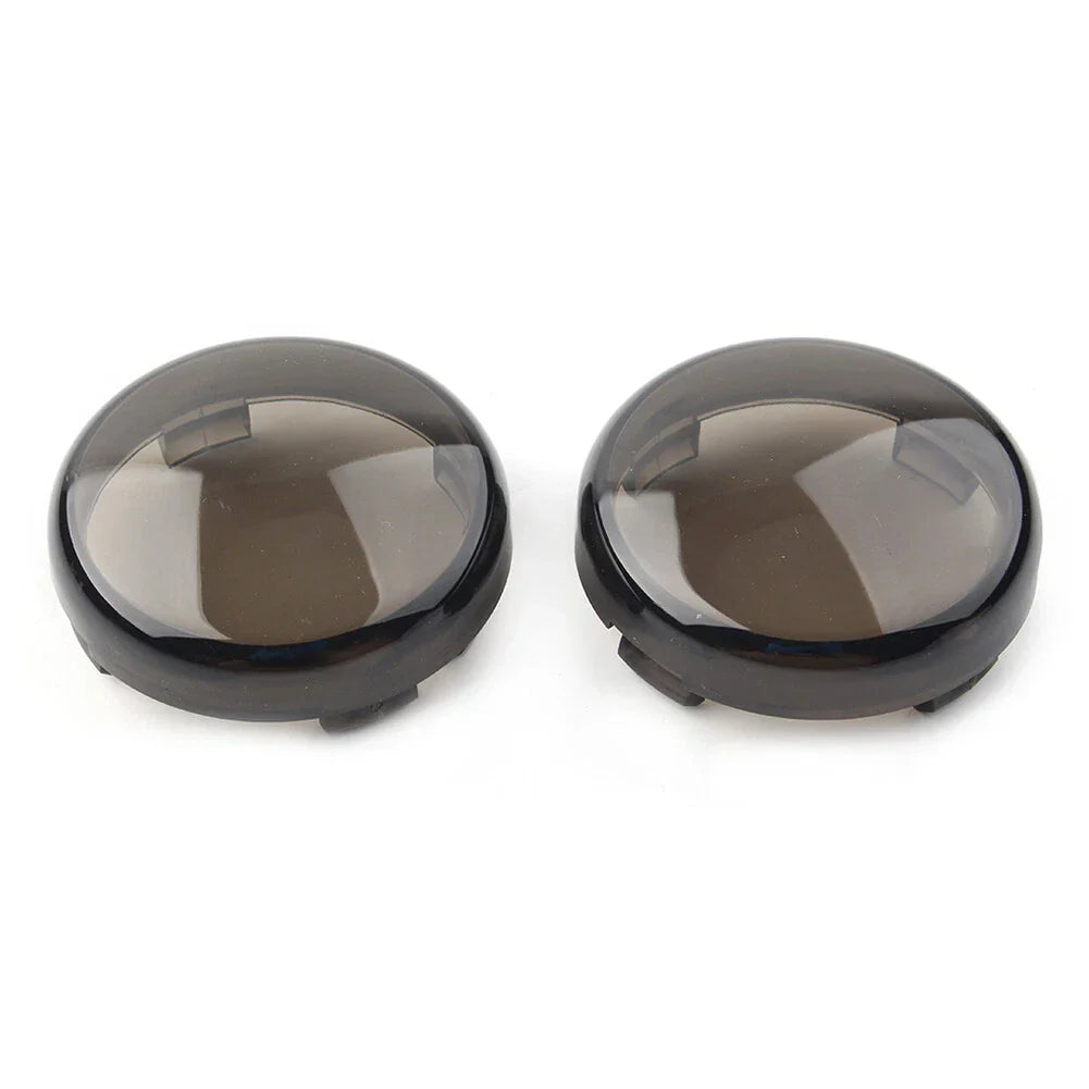 Smoke Front Turn Signal LED Light Panel for Harley Dyna Road Street Glide (2006-2023)