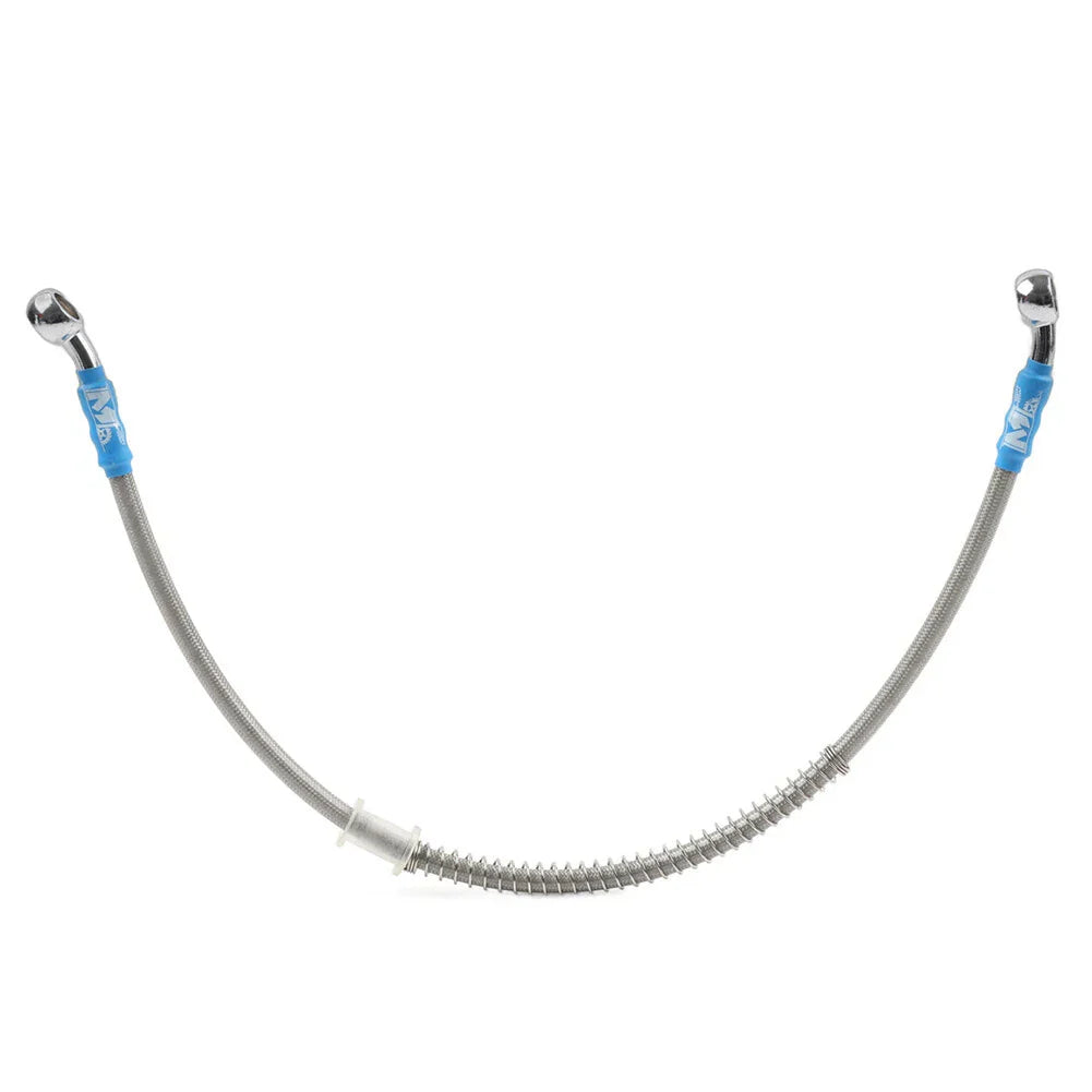 Braided Steel Brake Clutch Oil Hose Line Pipe for Motorcycle (130cm)