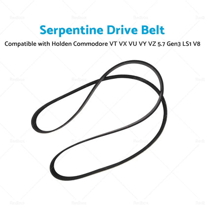 Drive Belt for Holden Commodore VT VX VU VY VZ 5.7 Gen3 LS1 V8 (1997-2007)