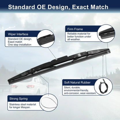 330mm Rear Windshield Wiper Blade for Honda CR-V (2017-2023)