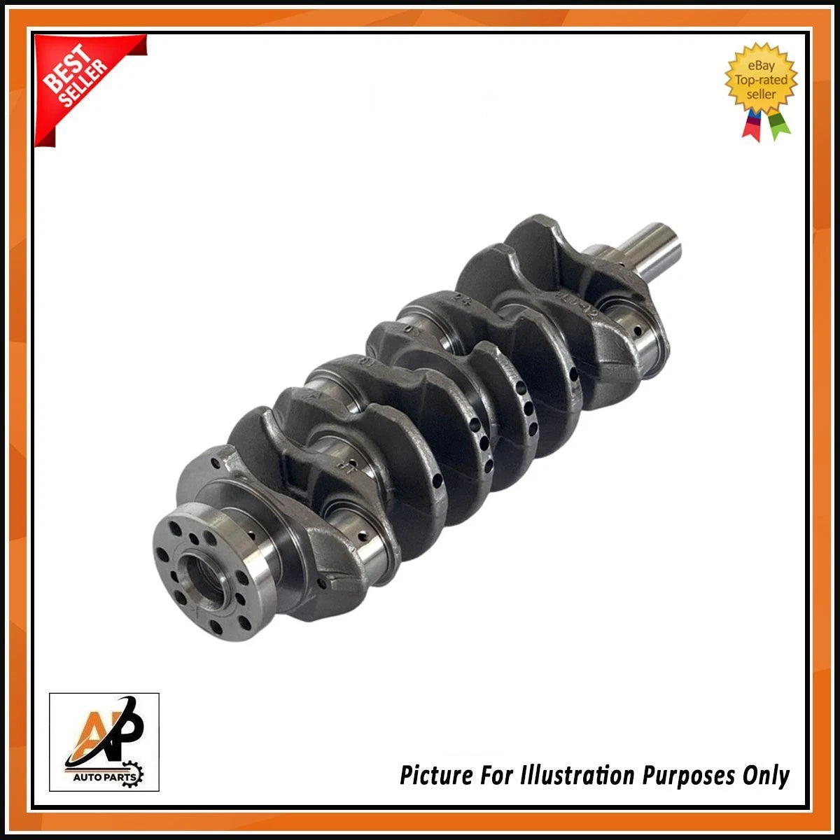 Forged Crankshaft + Standard Main and Conrod Bearings for Mitsubishi L200 (2005–2015)