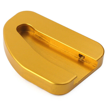 Gold Plate Side Stand Enlarger Kickstand Pad for Honda GoldWing GL1800 (2010-2017)