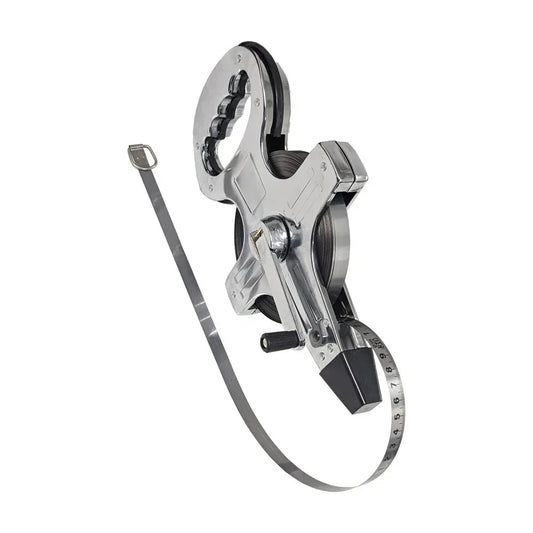 100M Stainless Steel Tape Measure Open Reel Metric Ruler