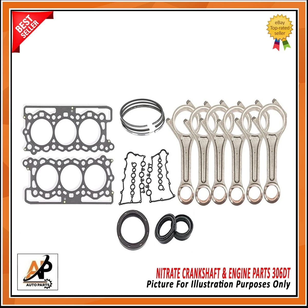 Engine Rebuild Kit Heavy Duty for Land Rover Range Rover 306DT (1989–1994)