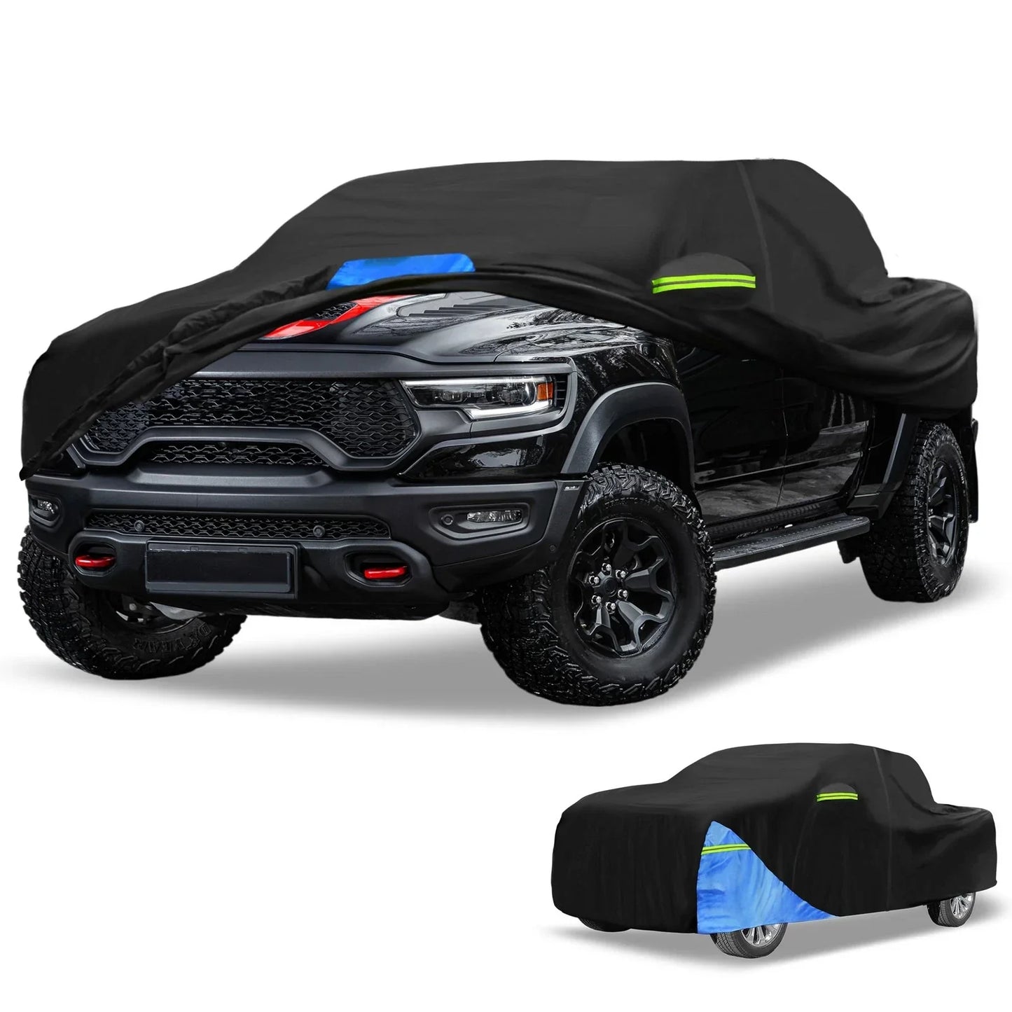 Waterproof Car Cover with Door Zipper for Dodge Ram