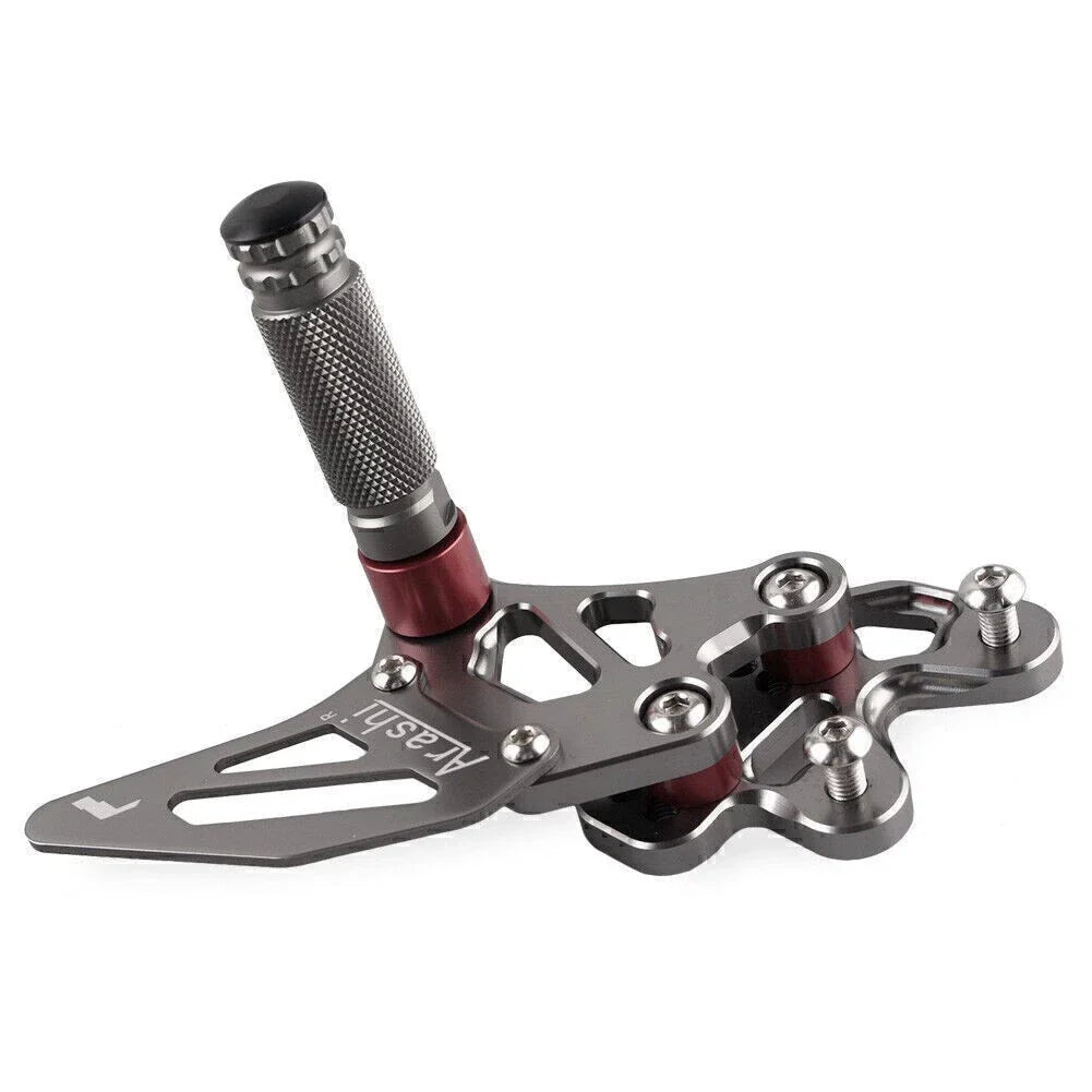Adjustable Grey Racing Rearsets Footrest Pegs for Suzuki GSXR 600 (2015)