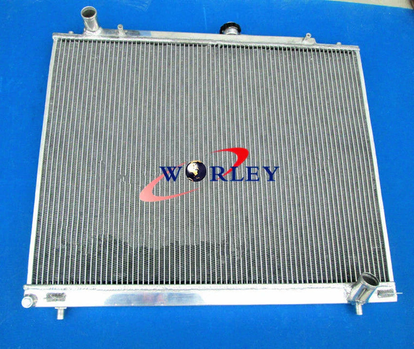 Aluminum Radiator & Fan for Pajero/Montero/Shogun NM NP NS NT 2.8 3.2 (1997-2007)