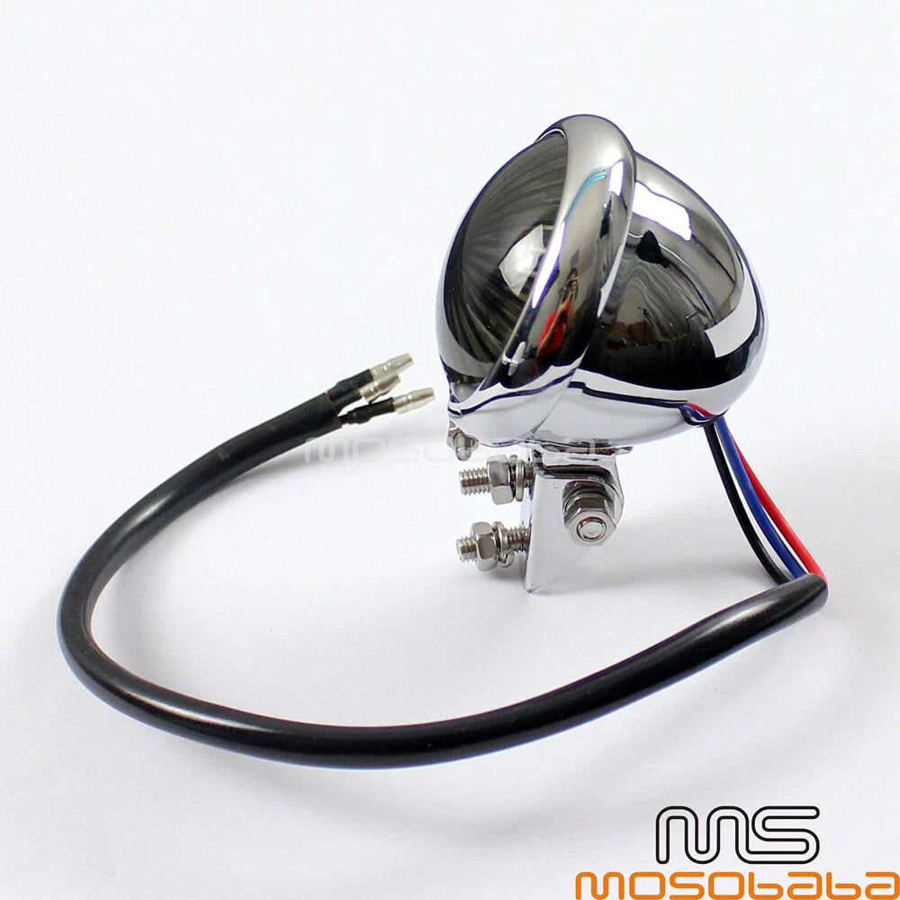 LED Rear Brake Tail Light for Harley Chopper Cafe Racer 12V