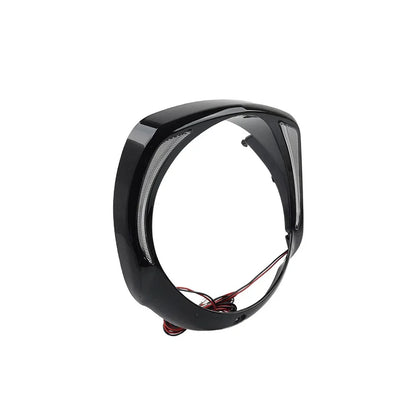 LED Headlight Bezel Trim Ring for Harley Touring Street Glide (2014-2023)