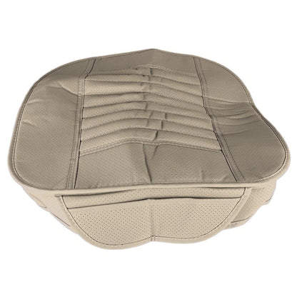 Beige PU Car Front Seat Mat Cushion