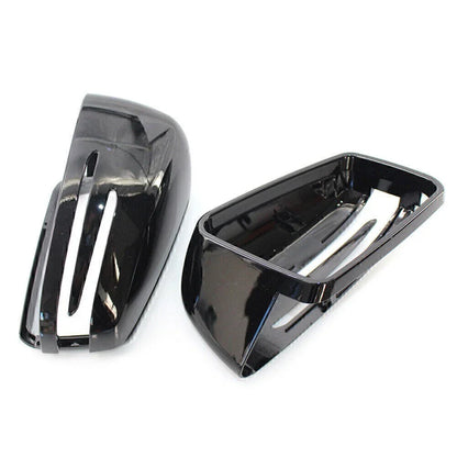 Gloss Black Rearview Mirror Covers for Mercedes Benz E/C/S W212 W204 W221 (N/A)