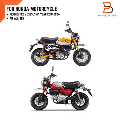 CNC Aluminium Black Side Frame Pair for Honda Monkey 125 Z125 (2018-2024)