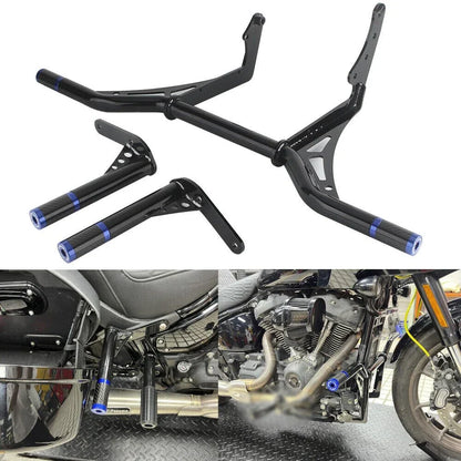 Rear Crash Bar Saddlebag Guard for Harley Softail FXLRST (2022 - Present)
