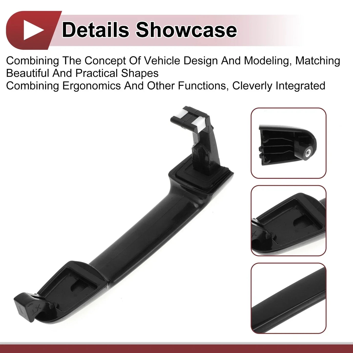 Car Door Handle Grip for Hyundai Sonata 2005-2010 Front Right Black