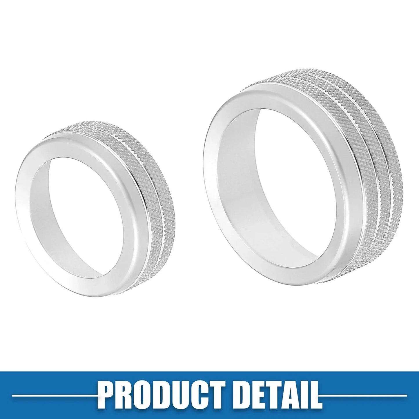 AC Radio Switch Knob Cover Decals for Dodge Durango (2014-2020) - Set of 3