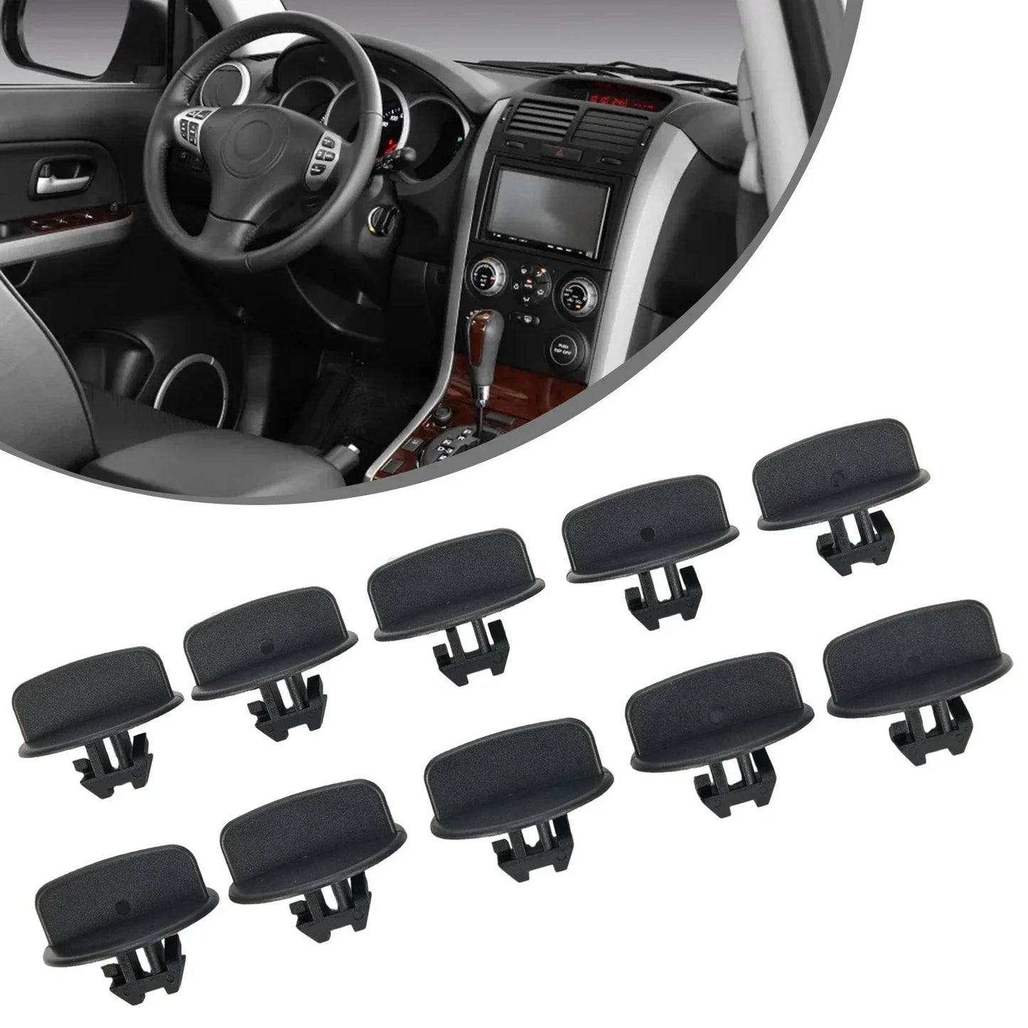 10× Bumper Lower Deflector Retainer Clip for Jeep Grand Cherokee