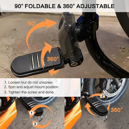 1-1/4" Motorcycle Highway Foot Pegs for Harley Touring