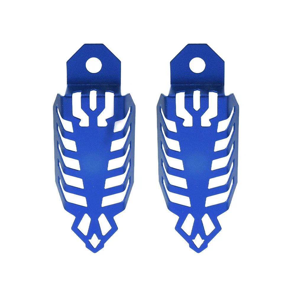 Universal Fork Dust Shock Absorber Spring Covers for ATV Off Road Blue