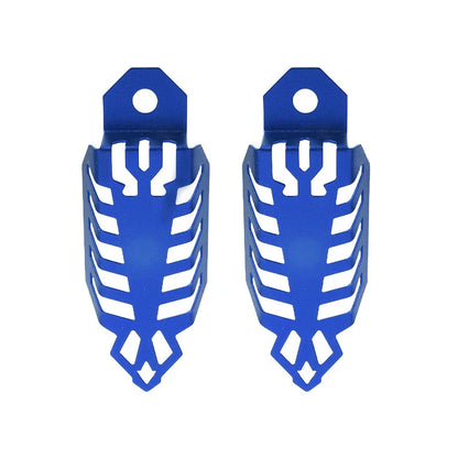 Universal Fork Dust Shock Absorber Spring Covers for ATV Off Road Blue