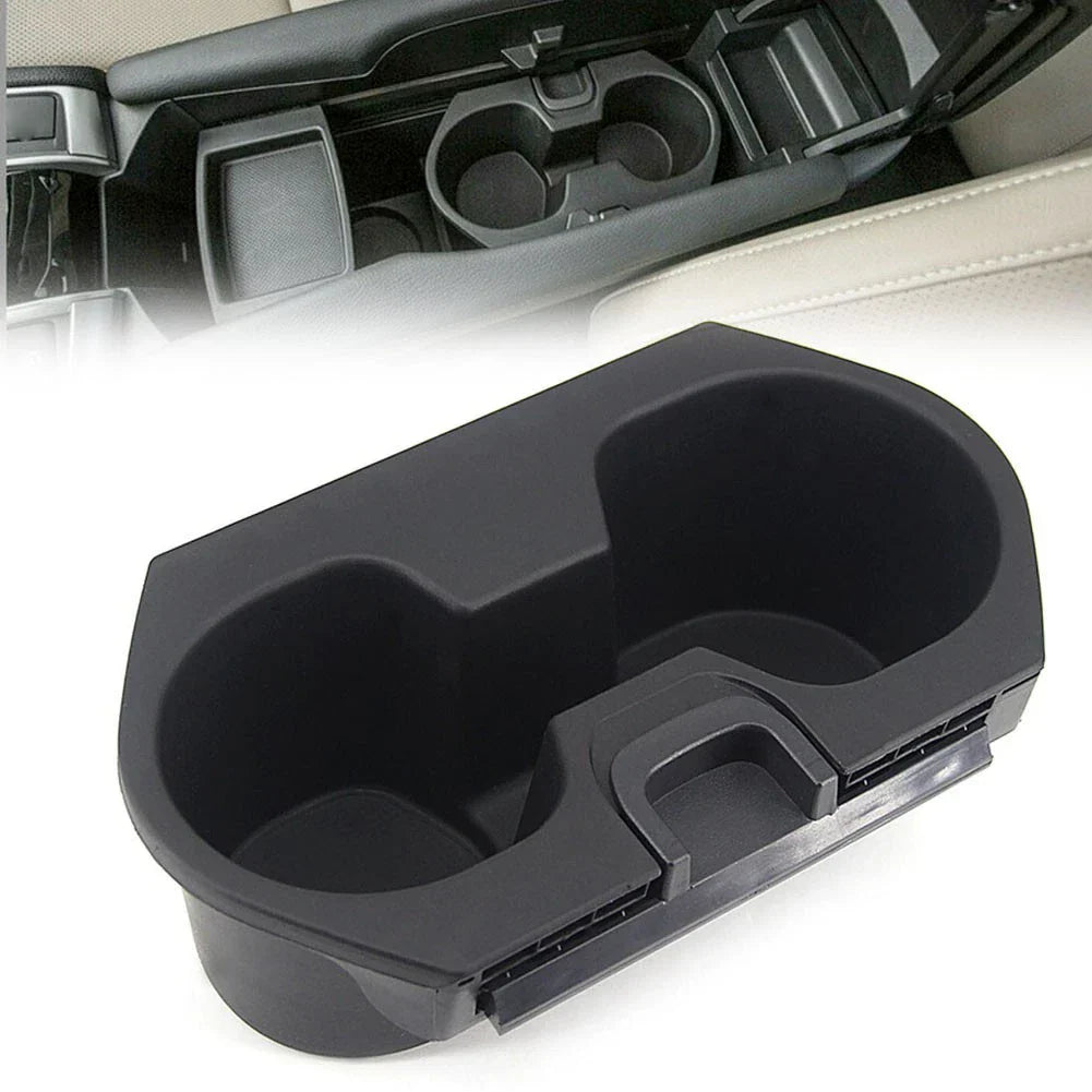 Front Console 2 x Dual Water Cup Holder Insert for Honda Civic (2016–2021)