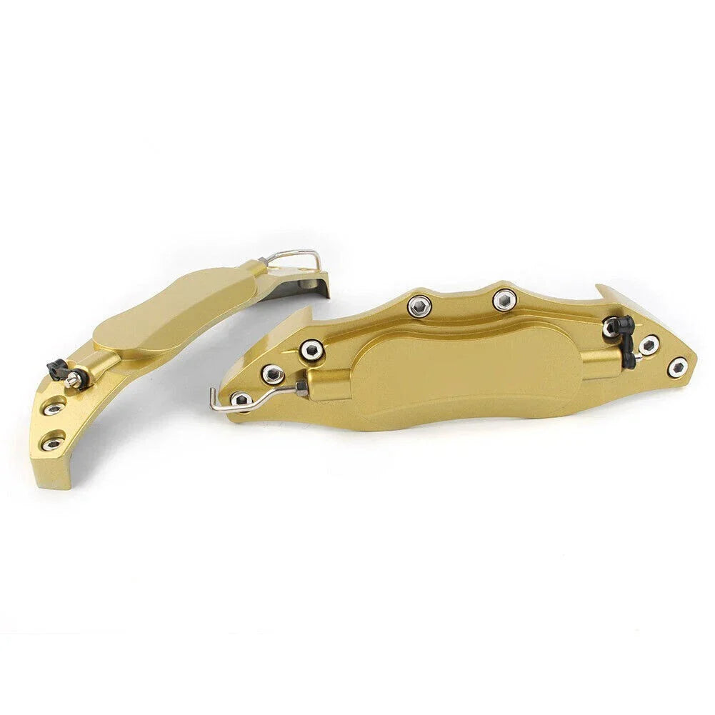 3D Metal Brake Caliper Covers Large Gold for Universal Car