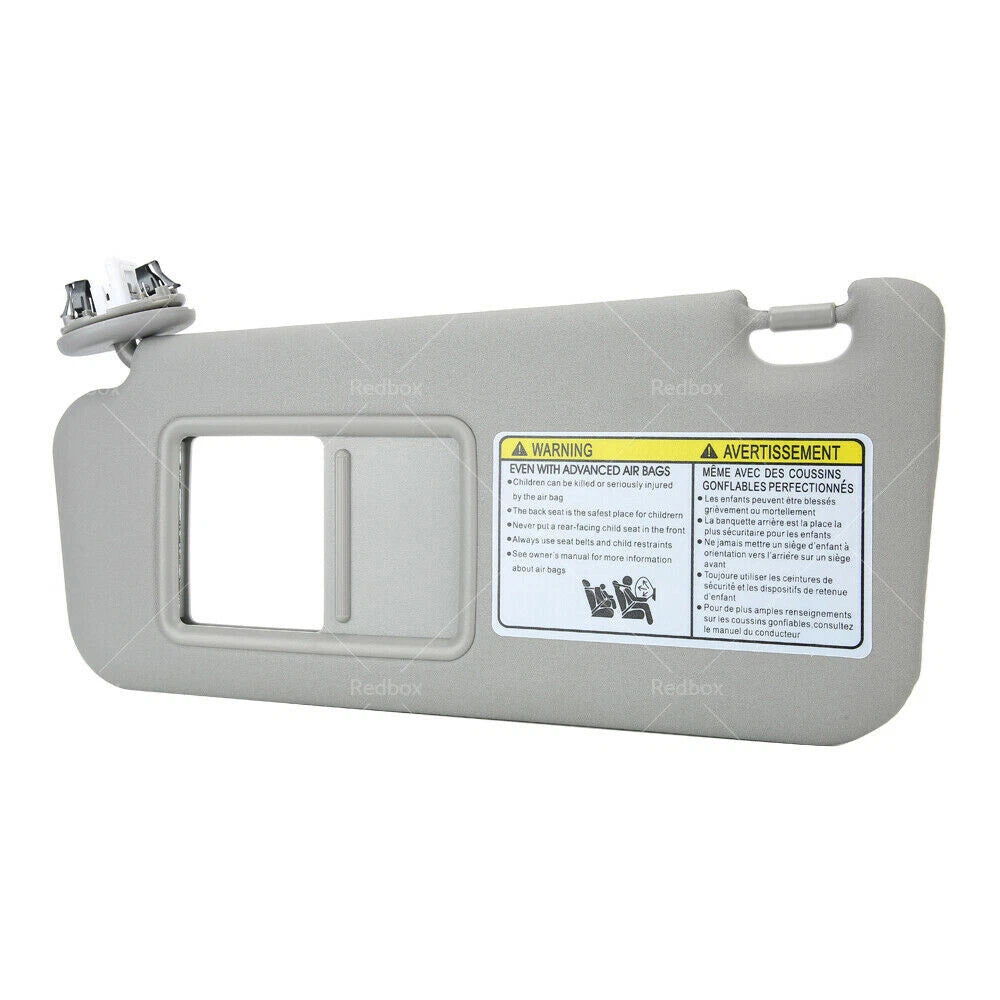 Left Sunshade Visor for Toyota RAV4 (2006-2013) Gray