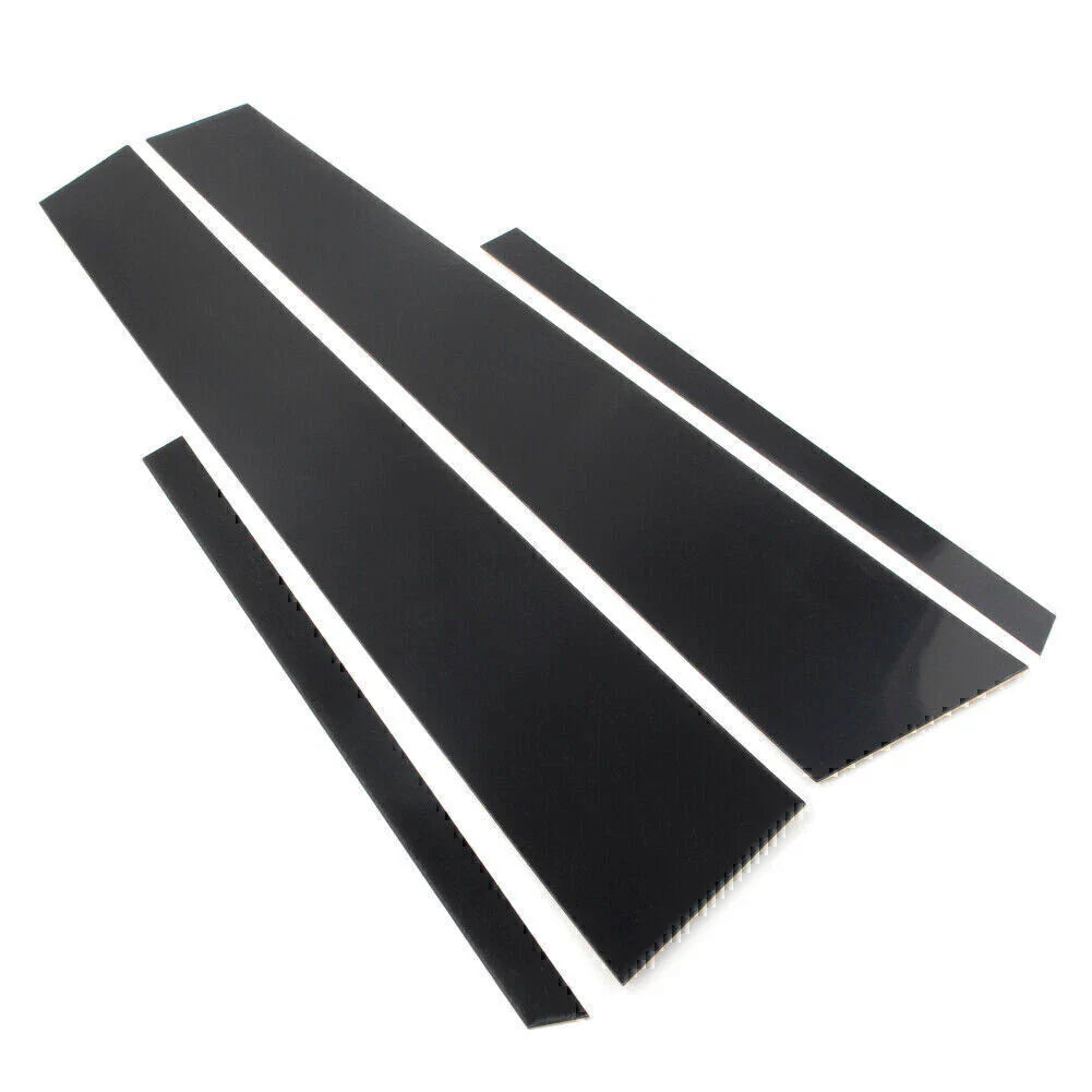 4 Pcs Door Trim Pillar Posts Black Covers for VW Jetta (2012-2018)