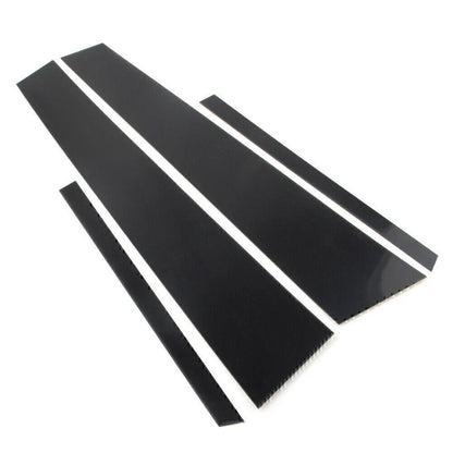 4 Pcs Door Trim Pillar Posts Black Covers for VW Jetta (2012-2018)