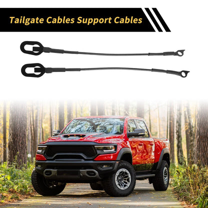 Tailgate Cables 2 x Support Cables for Dodge Ram 1500 2500 3500