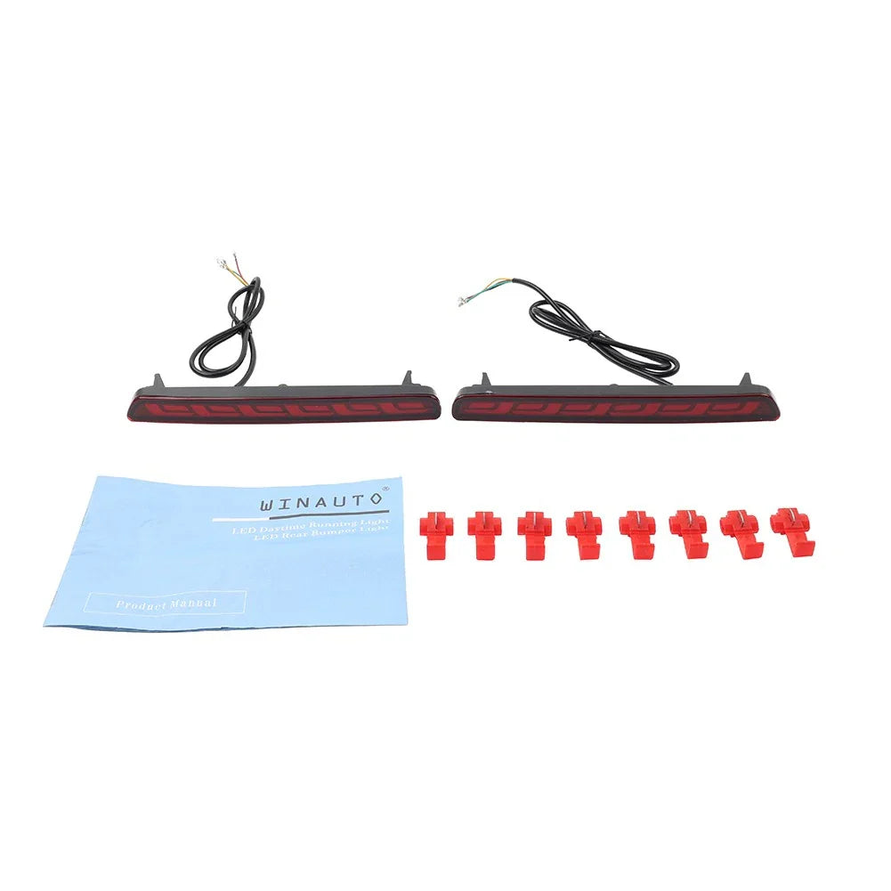 Rear Bumper Reflector Brake Light for Honda CR-V (2023-2024) Red