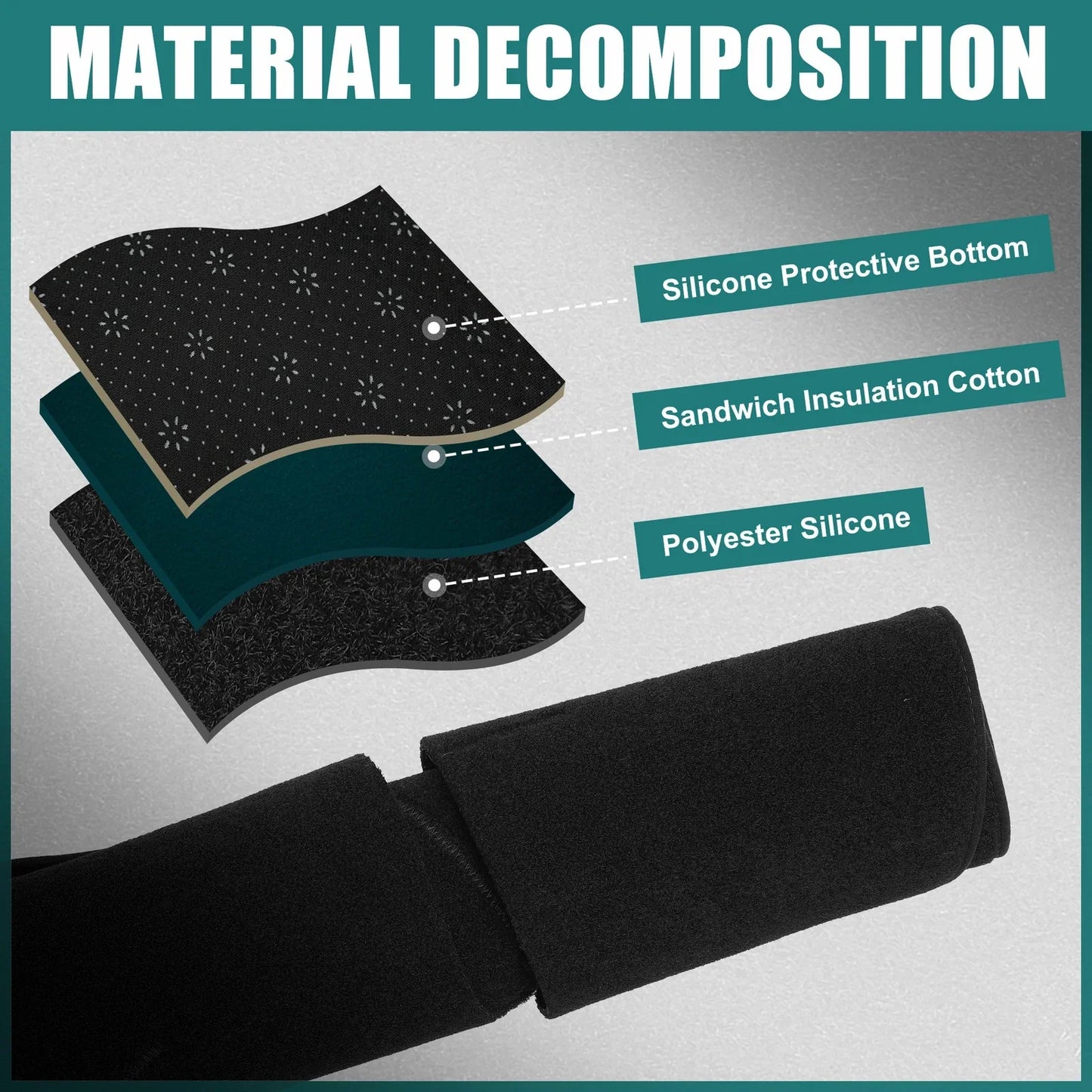 Dashboard Cover for Honda Civic 2006-2011 - Polyester Silicone