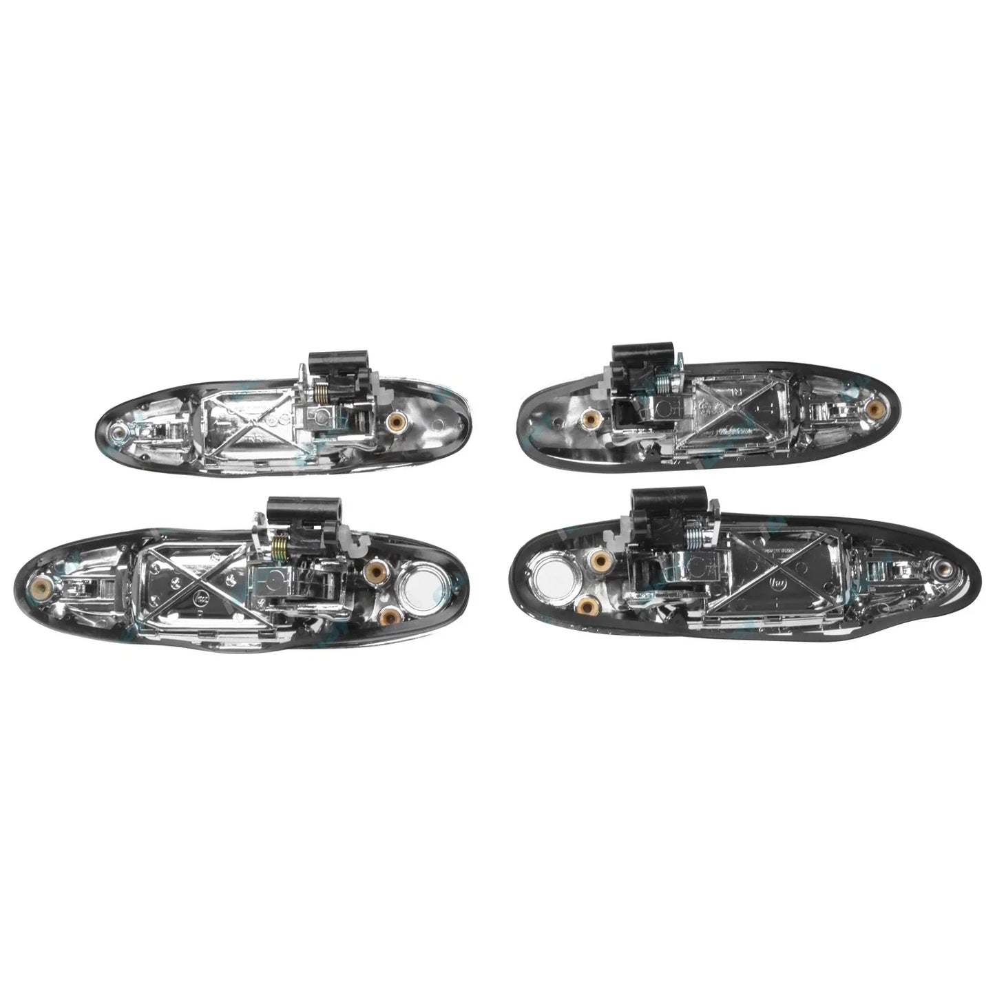 Chrome Door Handle Set Front + Rear for Toyota Landcruiser 1998-2007 100 Series