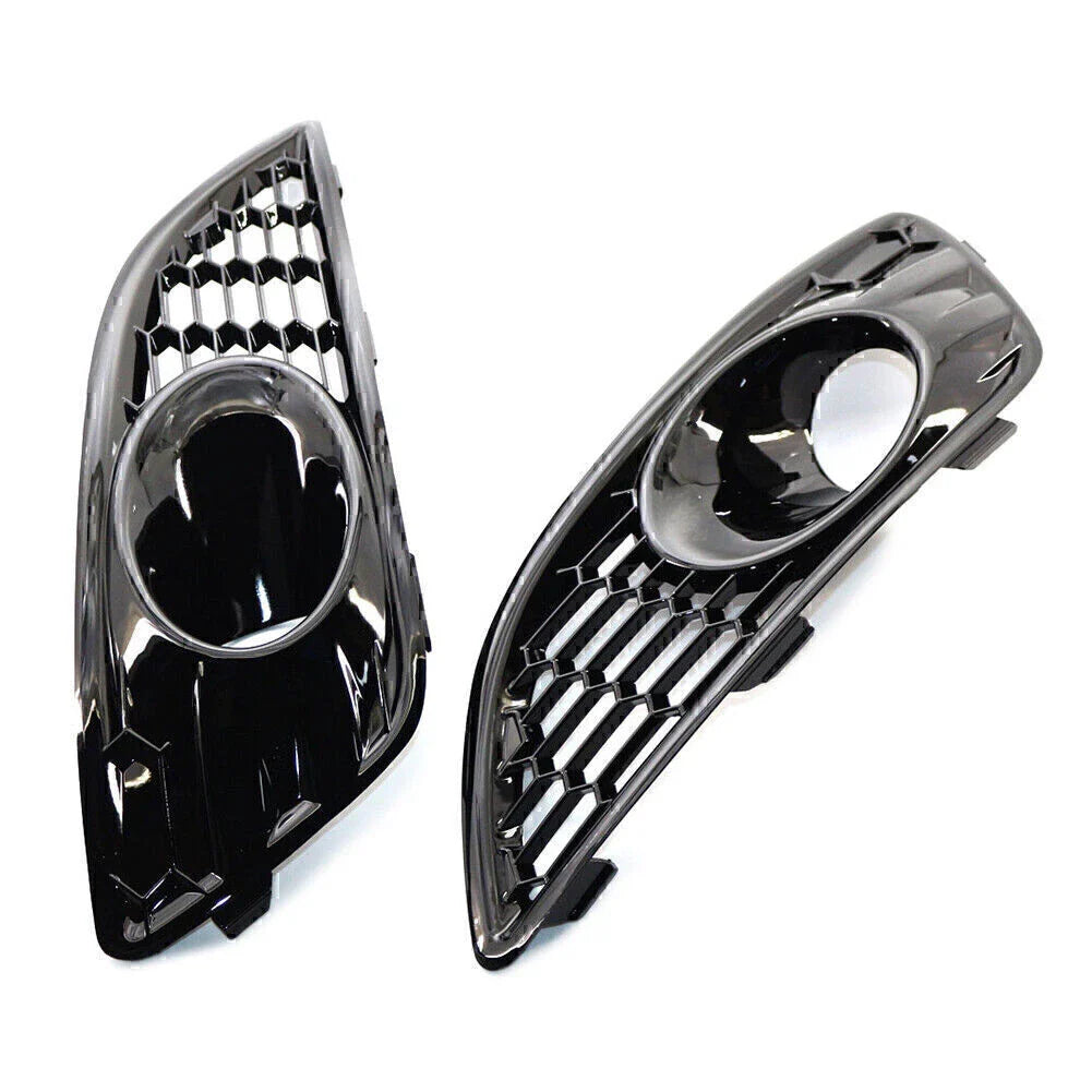 ABS Front Bumper Grilles Fog Light Covers for Ford Fiesta (2012-2016)