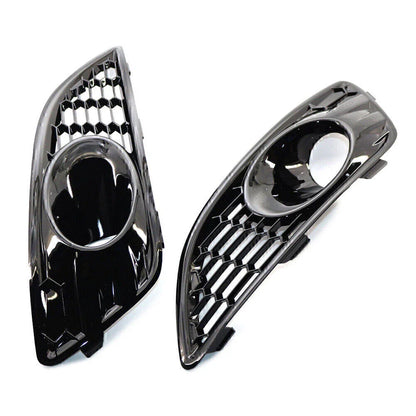 ABS Front Bumper Grilles Fog Light Covers for Ford Fiesta (2012-2016)