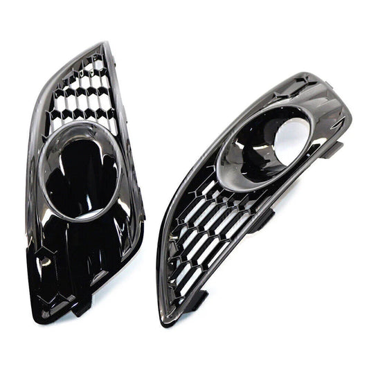 ABS Front Bumper Grilles Fog Light Covers for Ford Fiesta (2012-2016)