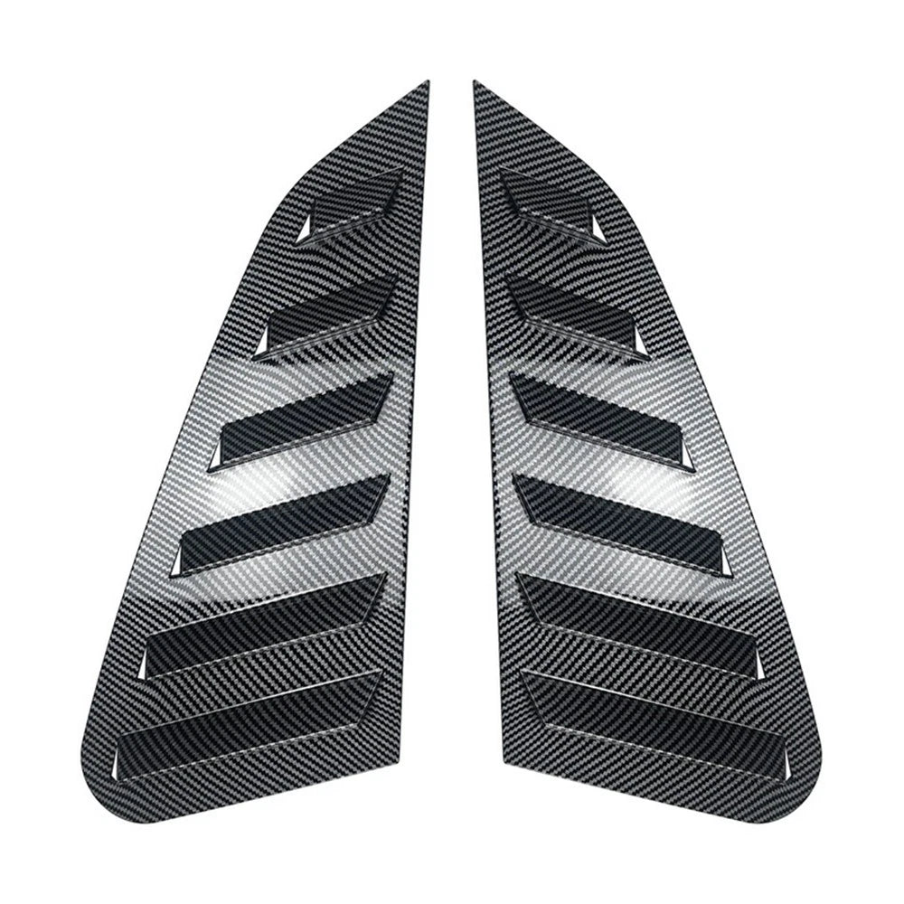 Carbon Fiber Rear Window Louvers for Subaru WRX (2011-2014)
